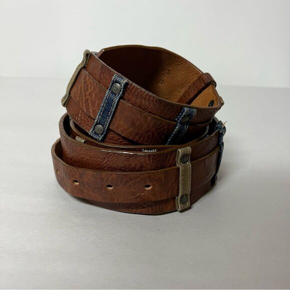 Hugo Boss Brown Leather Belt Made in Italy main image 4